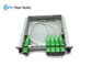 Dauerhafte Modul-Kassetten-Art des Faser-Optikteiler-1x4 LGX mit SCAPC-Verbindungsstück