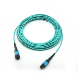 12 Faser-einzelnes Modul Mpo-LWL - Kabel mit Verbindungsstück OM3 LC 0.9mm
