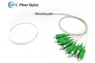 Minirohr des PON-Netz-Faser-Optikkoppler-Teiler-1x8 gefärbt oder Weiß
