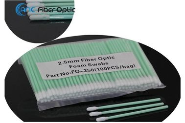 Faser-fusselfreier Schaum-saubere Optikputzlappen einmal 1.25mm 2.5mm 100 PC/Satz