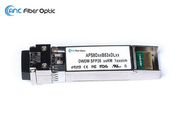 25G DWDM SFP28 multi- Rate des Faser-Optiktransceiver-Ch21-Ch60 SMF 10KM gestützt