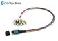 Geschirr-Kabel OM3 MPO Lichtwellenleiter-0.9mm für MPO-Kassette