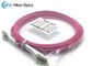 LC zur Sc-Faser-Flecken-Kabel-violette Duplexbiegung OM4 50/125 unempfindlich