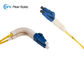 3.0mm LC flexible Stiefel-Lichtwellenleiter-Versammlungen LSZH PVC-Jacke besonders angefertigt